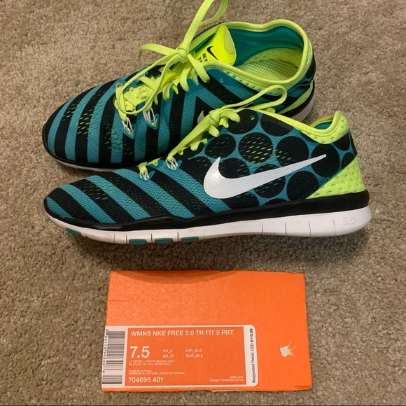 Women’s Nike 5.0 TR FIT 5 PRINT 7.5 - Picture 4 of 10